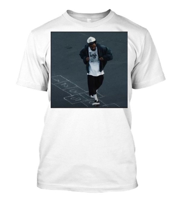 Carlos Boozer Wearing Not Like Us Kendrick Lamar Hopscotch T-Shirt