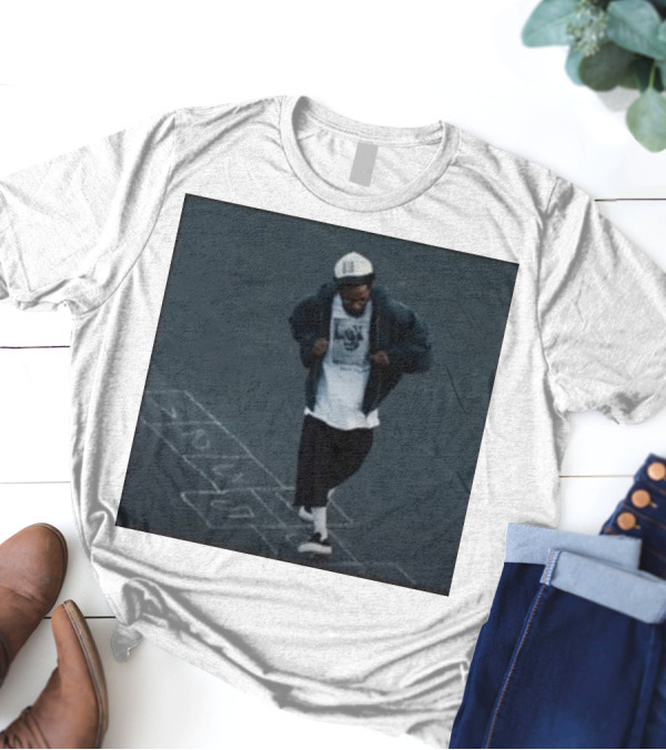 Carlos Boozer Wearing Not Like Us Kendrick Lamar Hopscotch T-Shirt