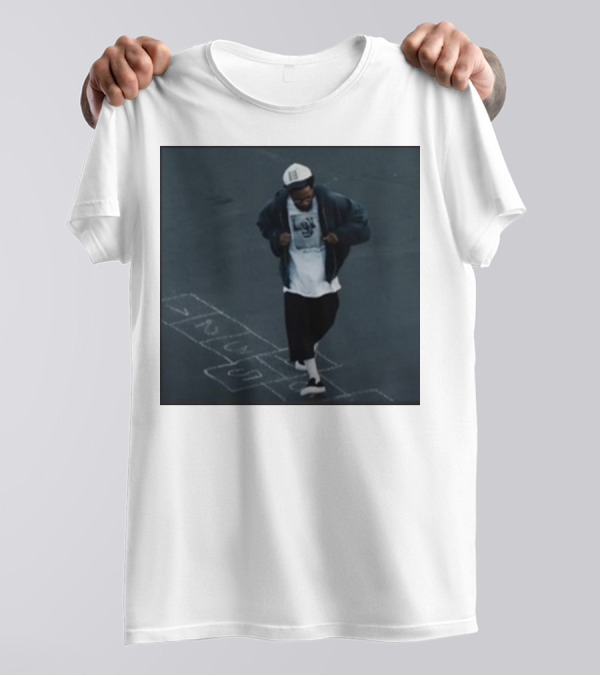 Carlos Boozer Wearing Not Like Us Kendrick Lamar Hopscotch T-Shirt