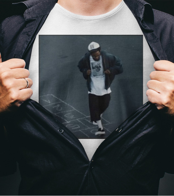 Carlos Boozer Wearing Not Like Us Kendrick Lamar Hopscotch T-Shirt