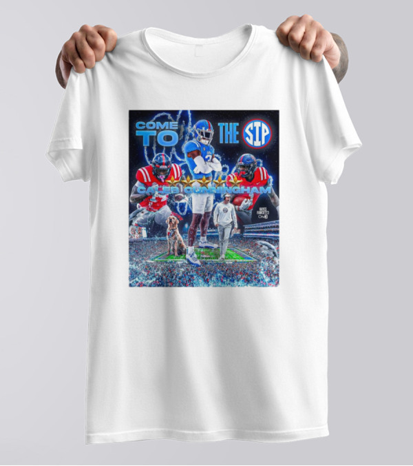 Come To The Sip Caleb Cunningham Five-Star 2025 Alabama To Ole Miss Football T-Shirt
