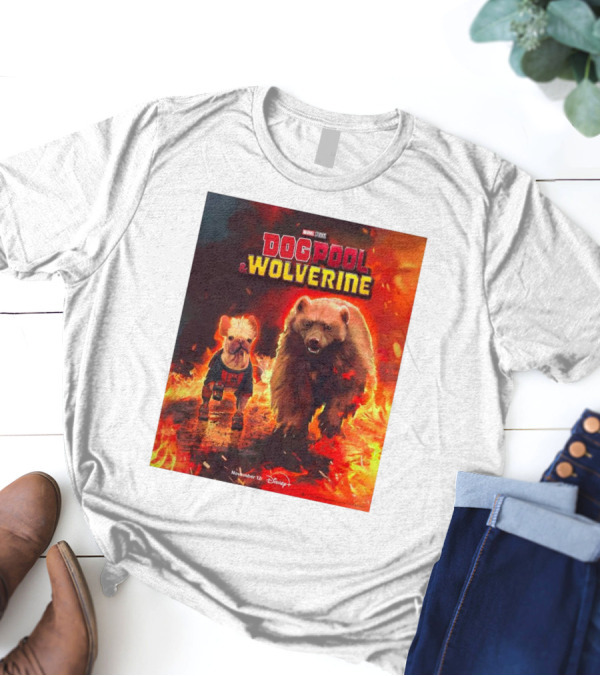 Marvel Studios DogPool And Wolverine November 12 Disney T-Shirt