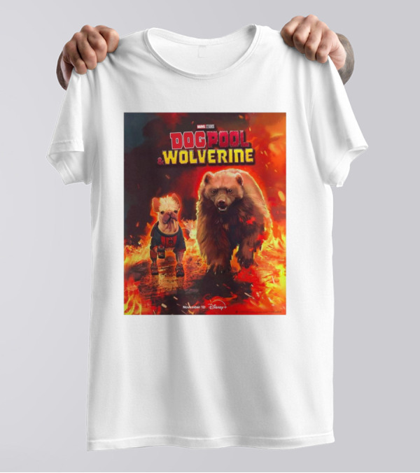 Marvel Studios DogPool And Wolverine November 12 Disney T-Shirt