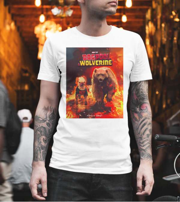 Marvel Studios DogPool And Wolverine November 12 Disney T-Shirt