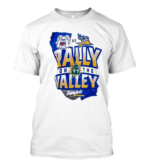 Georgia Bulldogs Vs Los Angeles Chargers Highway 99 Rally For The Valley Bakersfield T-Shirt