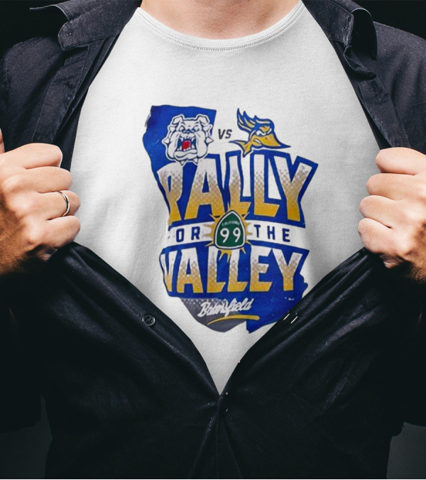 Georgia Bulldogs Vs Los Angeles Chargers Highway 99 Rally For The Valley Bakersfield T-Shirt