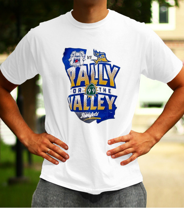 Georgia Bulldogs Vs Los Angeles Chargers Highway 99 Rally For The Valley Bakersfield T-Shirt