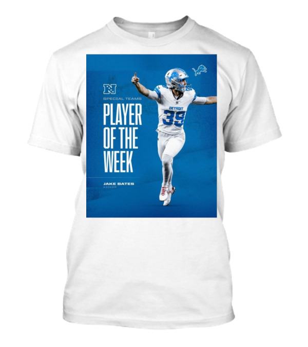 Jake Bates Detroit Lions Special Teams Player Of The Week T-Shirt
