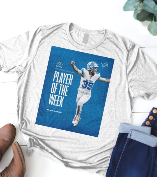 Jake Bates Detroit Lions Special Teams Player Of The Week T-Shirt