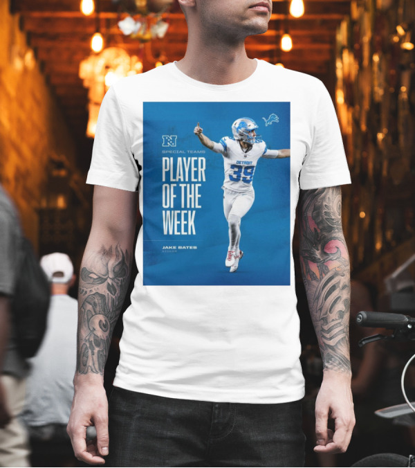 Jake Bates Detroit Lions Special Teams Player Of The Week T-Shirt