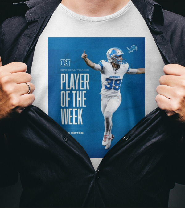 Jake Bates Detroit Lions Special Teams Player Of The Week T-Shirt