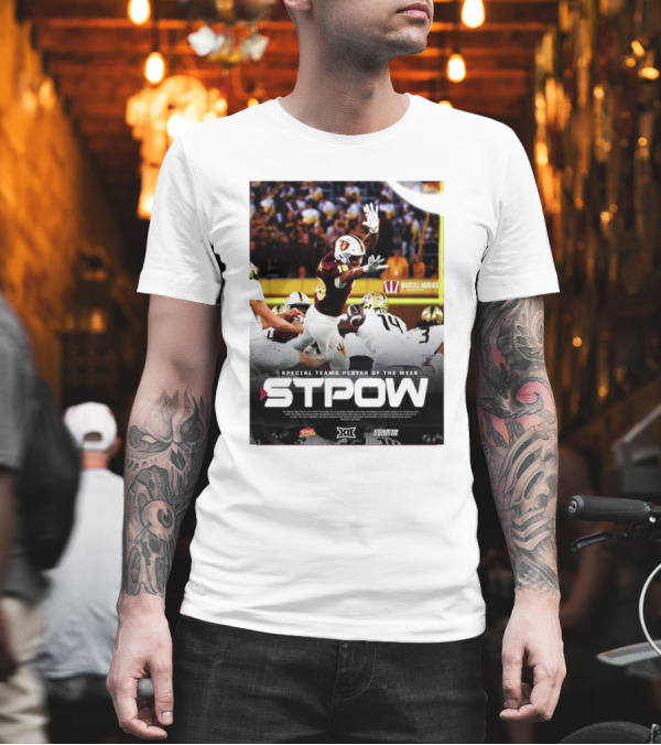 STPOW Martell Hughes Arizona State Sun Devils Special Teams Player Of The Week T-Shirt