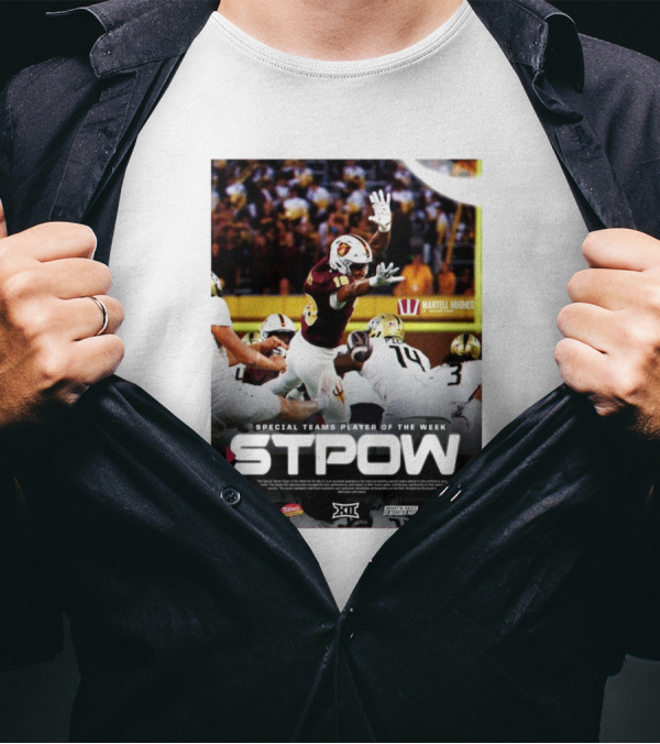 STPOW Martell Hughes Arizona State Sun Devils Special Teams Player Of The Week T-Shirt