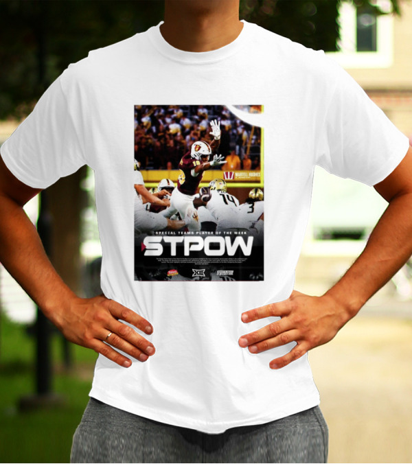 STPOW Martell Hughes Arizona State Sun Devils Special Teams Player Of The Week T-Shirt