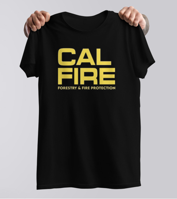 Jared Padalecki Wearing Cal Fire Forestry And Fire Protection T-Shirt