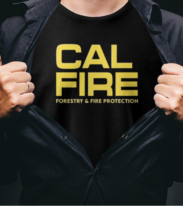 Jared Padalecki Wearing Cal Fire Forestry And Fire Protection T-Shirt