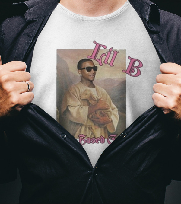 Lil B The Based God Savior Image With Sunglasses And Lamb T-Shirt