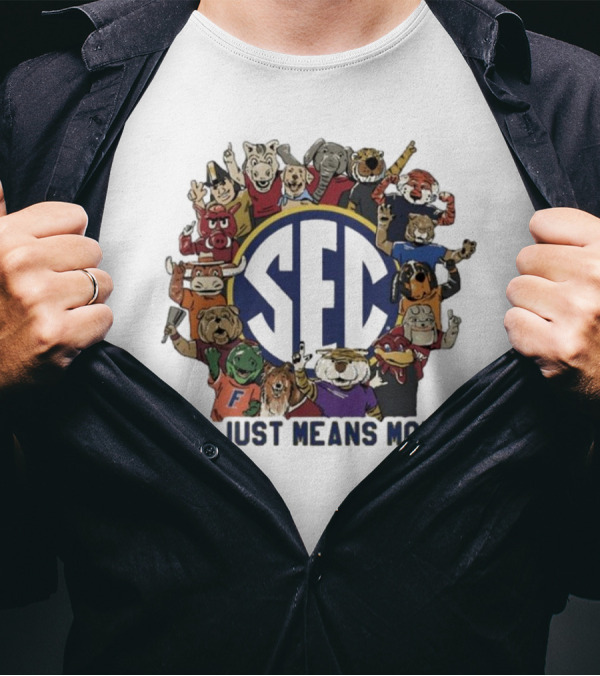 LSU SEC Animal Mascots It Just Means More T-Shirt