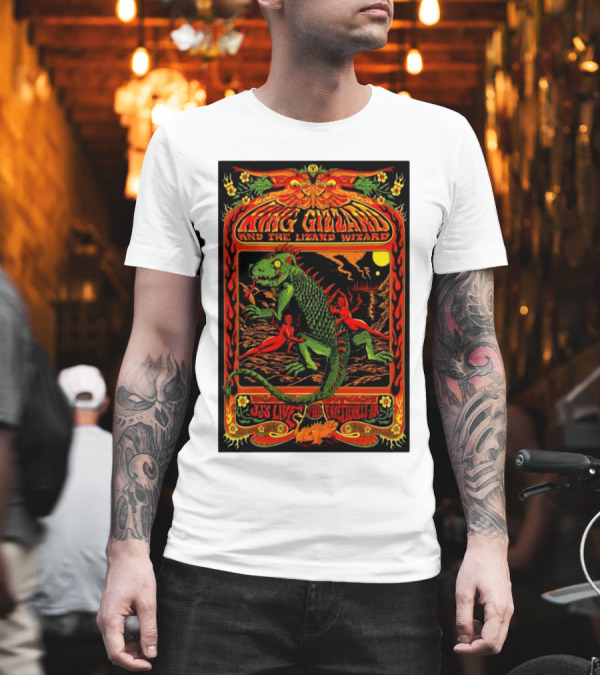 King Gizzard And The Lizard Wizard JJS Live Fayetteville AR Tour 11-13-2024 T-Shirt