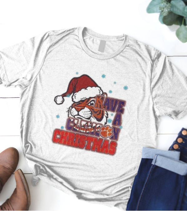 Clemson Tigers Christmas 2024 Have A Clemson Christmas T-Shirt