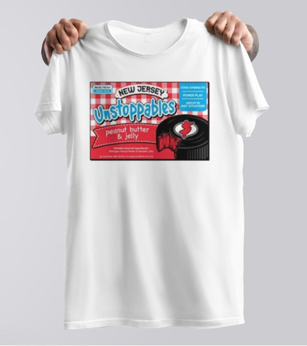 New Jersey Unstoppables Peanut Butter And Jelly Even Strength Power Play T-Shirt