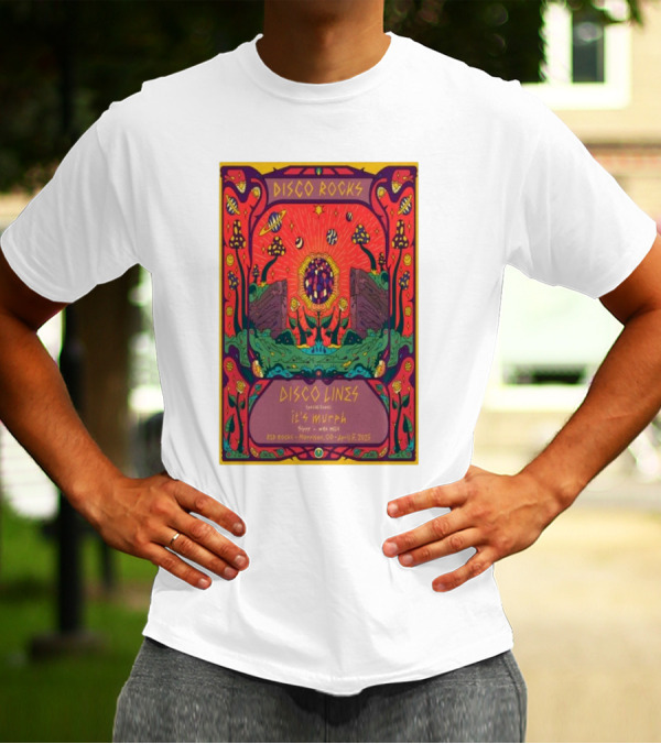 DISCO ROCKS DISCO LINES RED ROCKS MORRISON CO APRIL 5 2025 FEATURING SPECIAL GUEST KYLE MURPHY T-Shirt