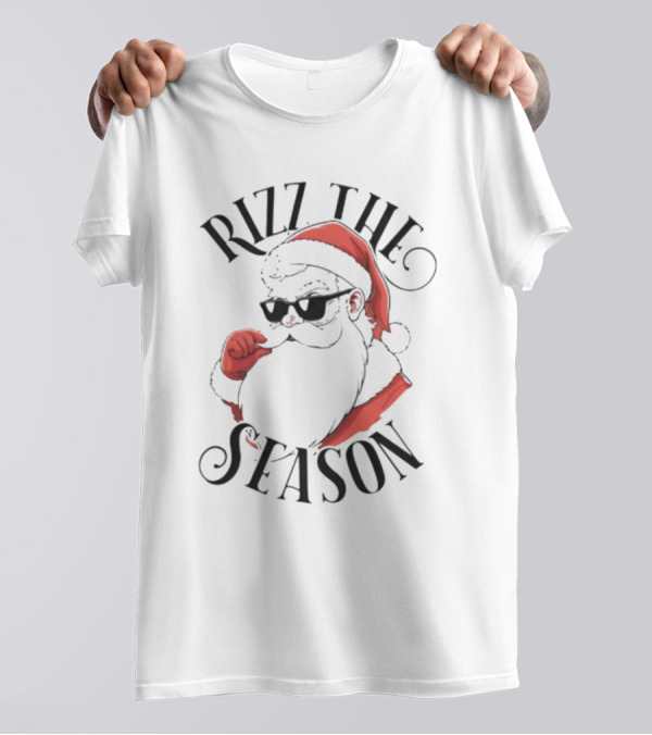 Rizz The Season Santa Claus Christmas T-Shirt