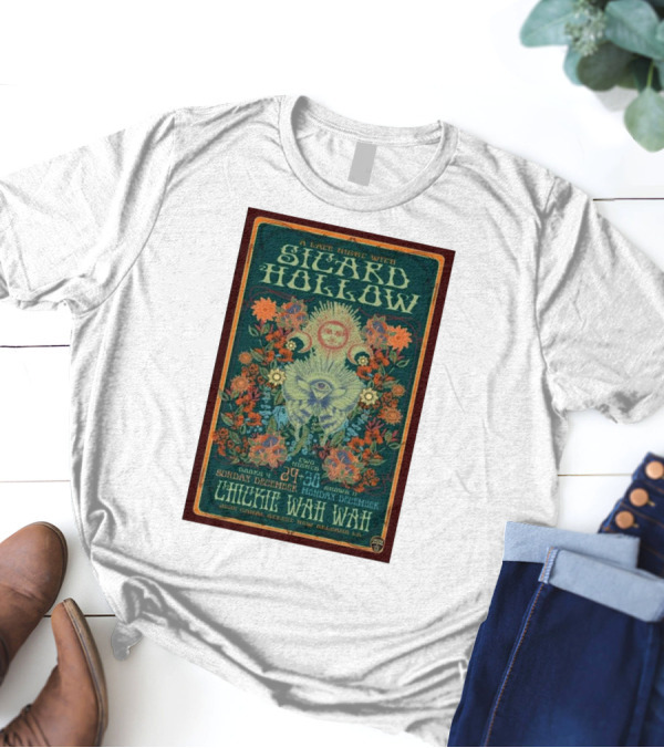 Sicard Hollow Live At Chickie Wah Wah New Orleans December 29-30 2024 Vintage Floral Sunburst T-Shirt