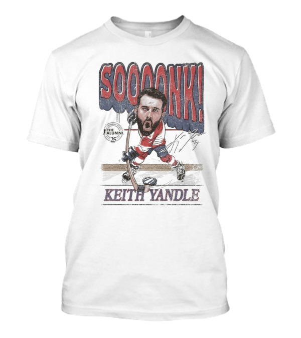 Spittin Chiclets NHL Alumni Keith Yandle Sooonk T-Shirt