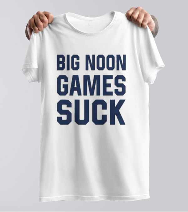 Jeremy Birmingham Big Noon Games Suck Football Commentary T-Shirt