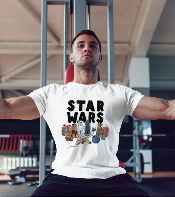 Star Wars Holiday Celebration 2024 Iconic Characters And Gifts T-Shirt