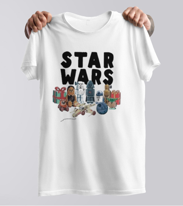 Star Wars Holiday Celebration 2024 Iconic Characters And Gifts T-Shirt