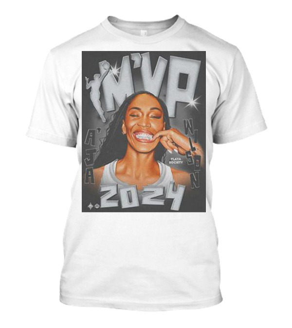 A'ja Wilson MVP Playa Society T-Shirt