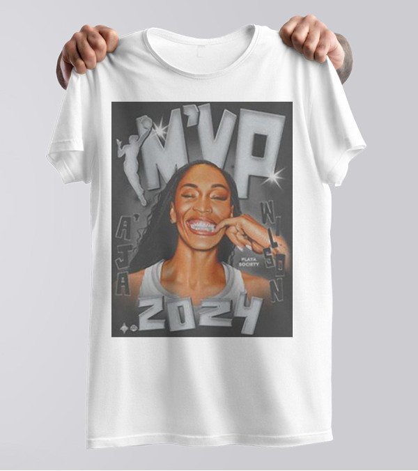 A'ja Wilson MVP Playa Society T-Shirt