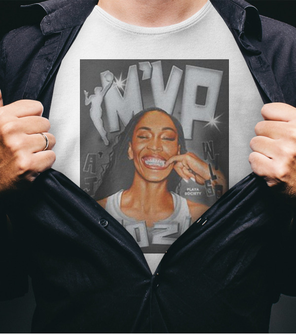 A'ja Wilson MVP Playa Society T-Shirt