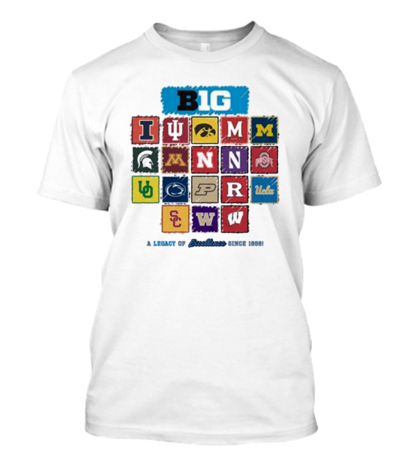 Big Ten Homefield 2024 Inaugural Year A Legacy Of Excellence Since 1896 T-Shirt