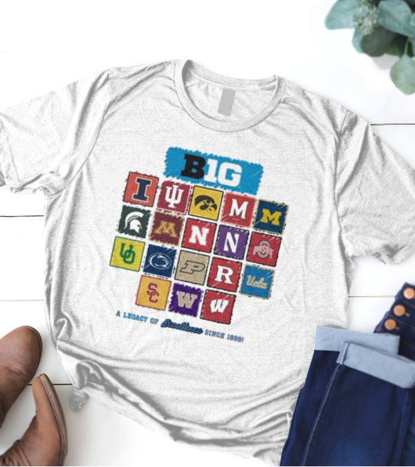 Big Ten Homefield 2024 Inaugural Year A Legacy Of Excellence Since 1896 T-Shirt