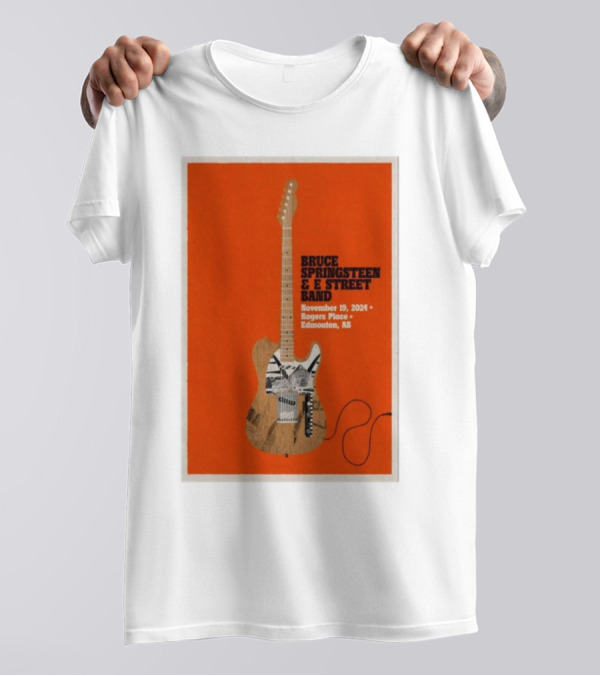 Bruce Springsteen And E Street Band Rogers Place Edmonton November 19 T-Shirt