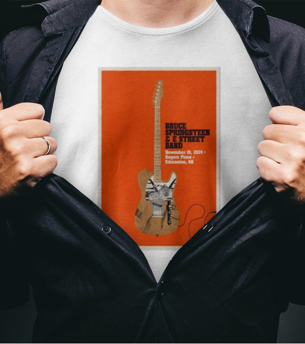 Bruce Springsteen And E Street Band Rogers Place Edmonton November 19 T-Shirt