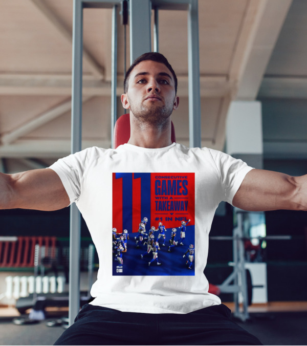 Buffalo Bills 11 Consecutive Games With A Takeaway #1 In NFL T-Shirt