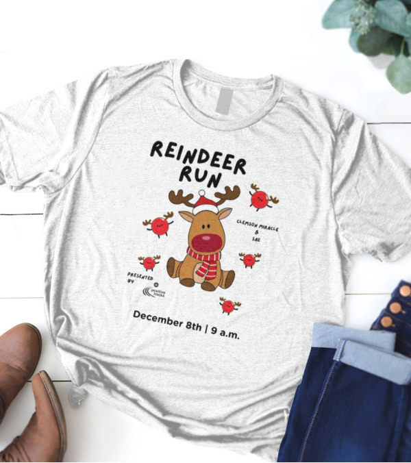Reindeer Run Clemson Miracle SAE December 8th 9 A.m T-Shirt
