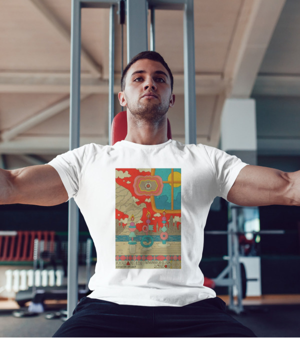 Khruangbin Eventim Apollo November 20-22 2024 London Surreal Skyline And Abstract T-Shirt
