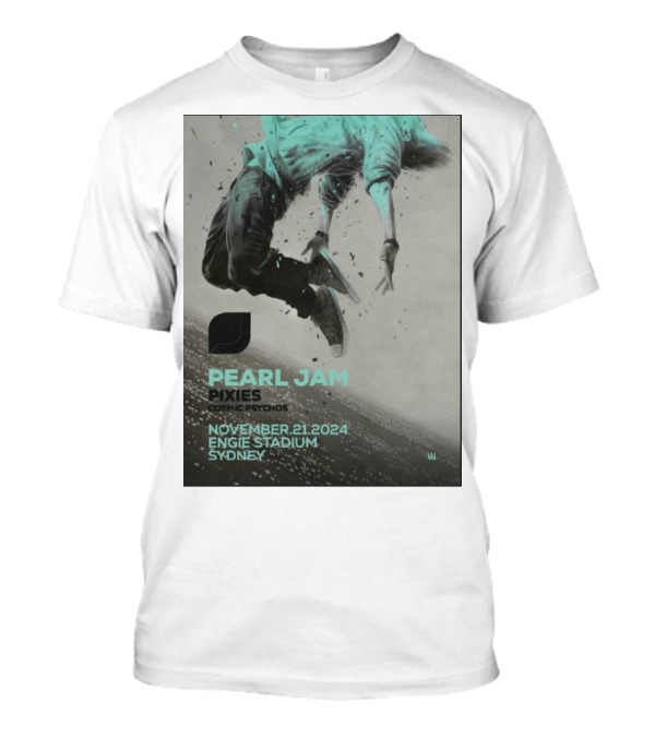 Pearl Jam Pixies Cosmic Psychos Engie Stadium Sydney November 21 T-Shirt
