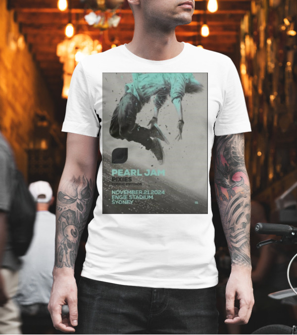 Pearl Jam Pixies Cosmic Psychos Engie Stadium Sydney November 21 T-Shirt