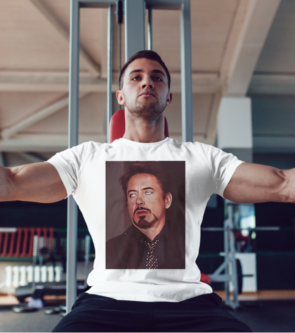 The RDJ Eye Roll Meme Face T-Shirt