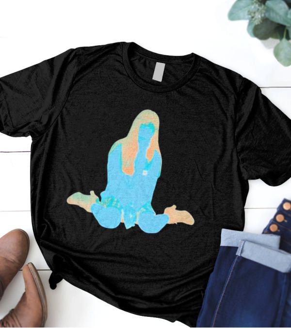 Poison Girl Friend J-Digs X Nts Girl Friend Colorful Seated T-Shirt