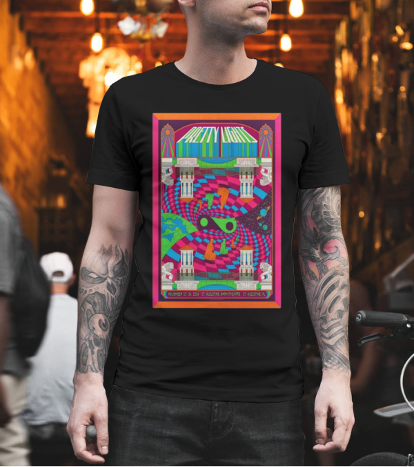 Pretty Lights St. Augustine Amphitheatre Nov 22-24 2024 Psychedelic Tour T-Shirt