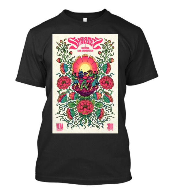 Shantel And Bucovina Club Soundsystem Vera Groningen Netherlands Nov 30 2024 Vibrant Concert T-Shirt