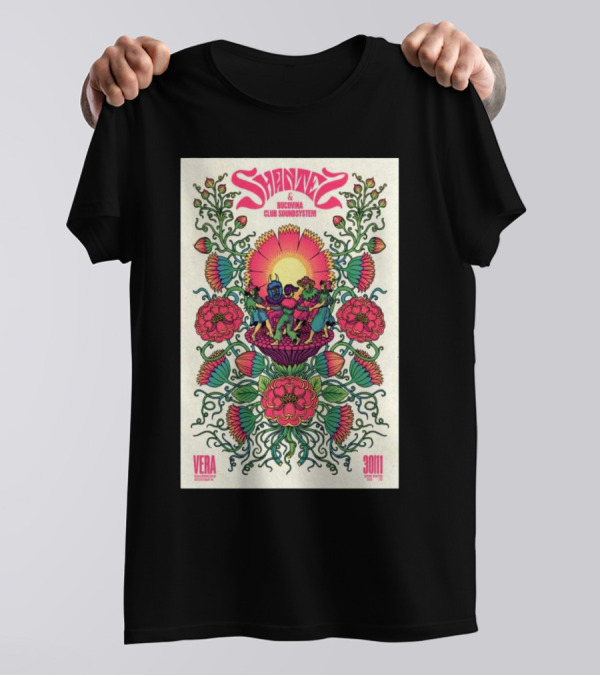 Shantel And Bucovina Club Soundsystem Vera Groningen Netherlands Nov 30 2024 Vibrant Concert T-Shirt
