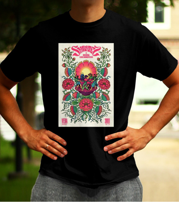Shantel And Bucovina Club Soundsystem Vera Groningen Netherlands Nov 30 2024 Vibrant Concert T-Shirt